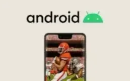 Android-telefon som spiller en direktekanal
